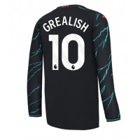 Manchester City Jack Grealish #10 Tredjeställ 2023-24 Långärmad
